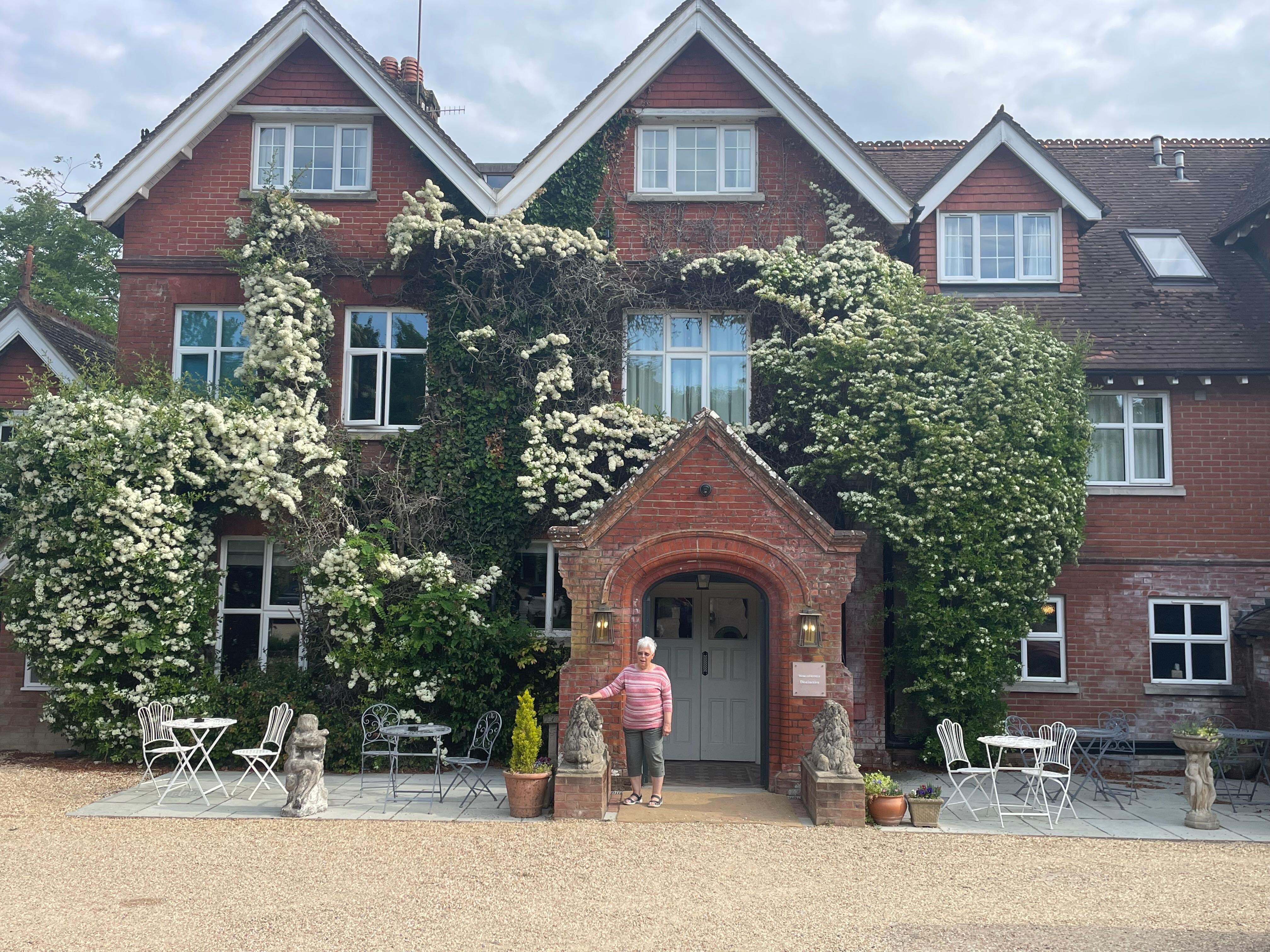 The welcoming front entrance.