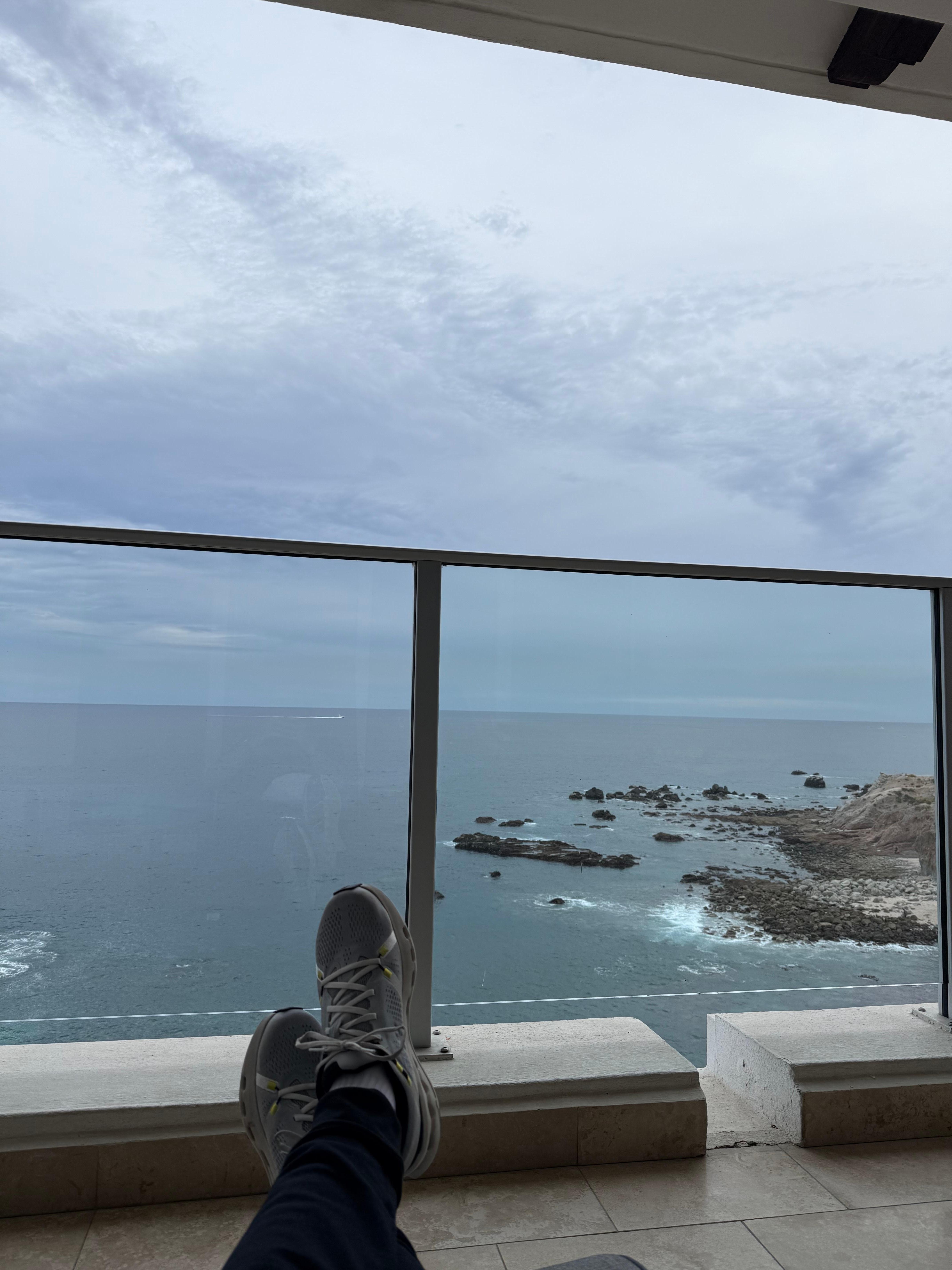 Penthouse suite balcony view