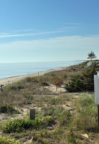 View from the cottage’s deck.