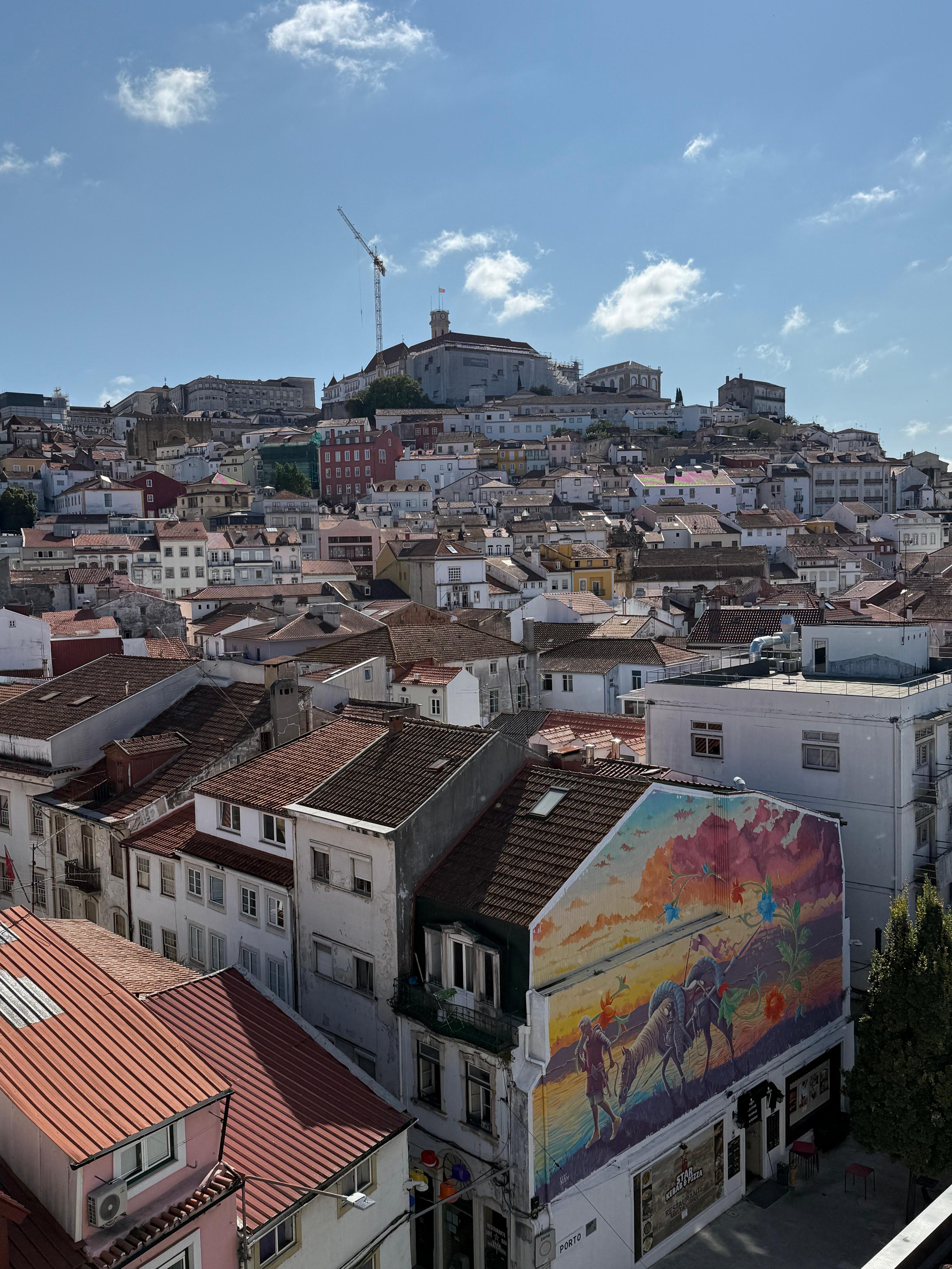 Morning rooftop view 