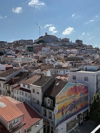 Morning rooftop view
