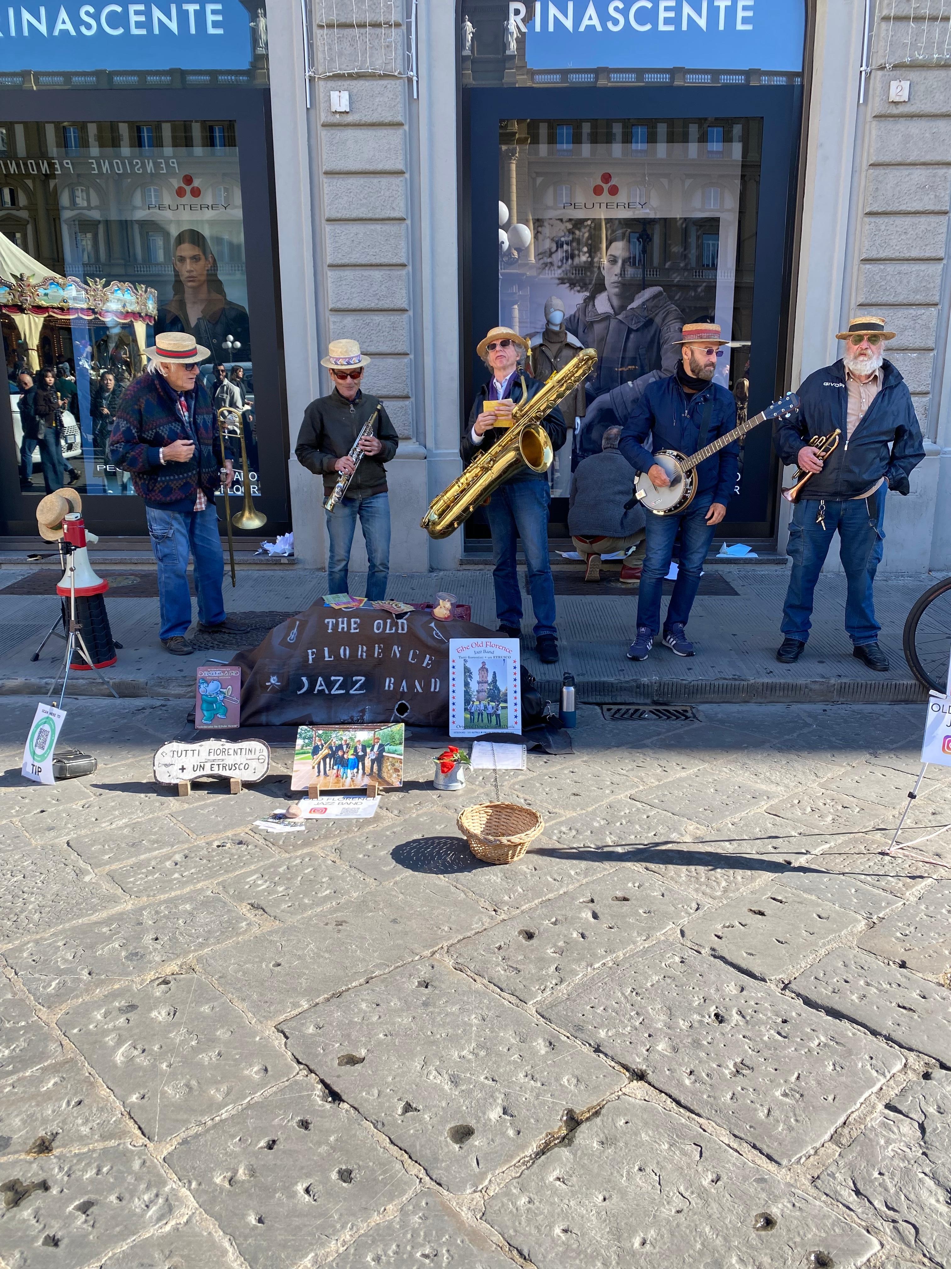 Street band outside of our hotel!