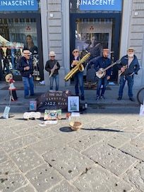 Street band outside of our hotel!