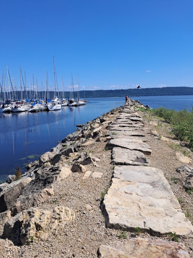 Peak at the marina
