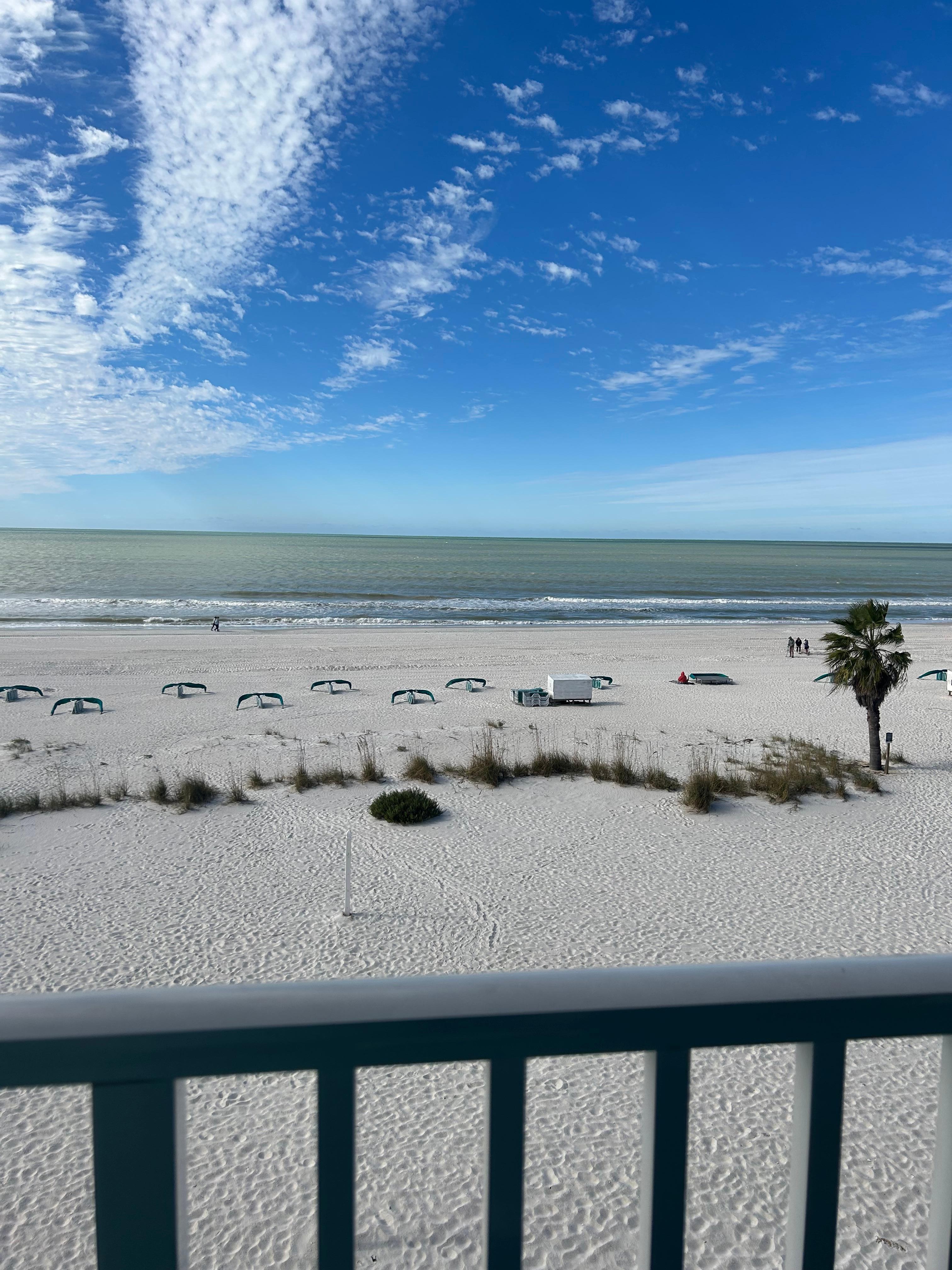 View from our balcony