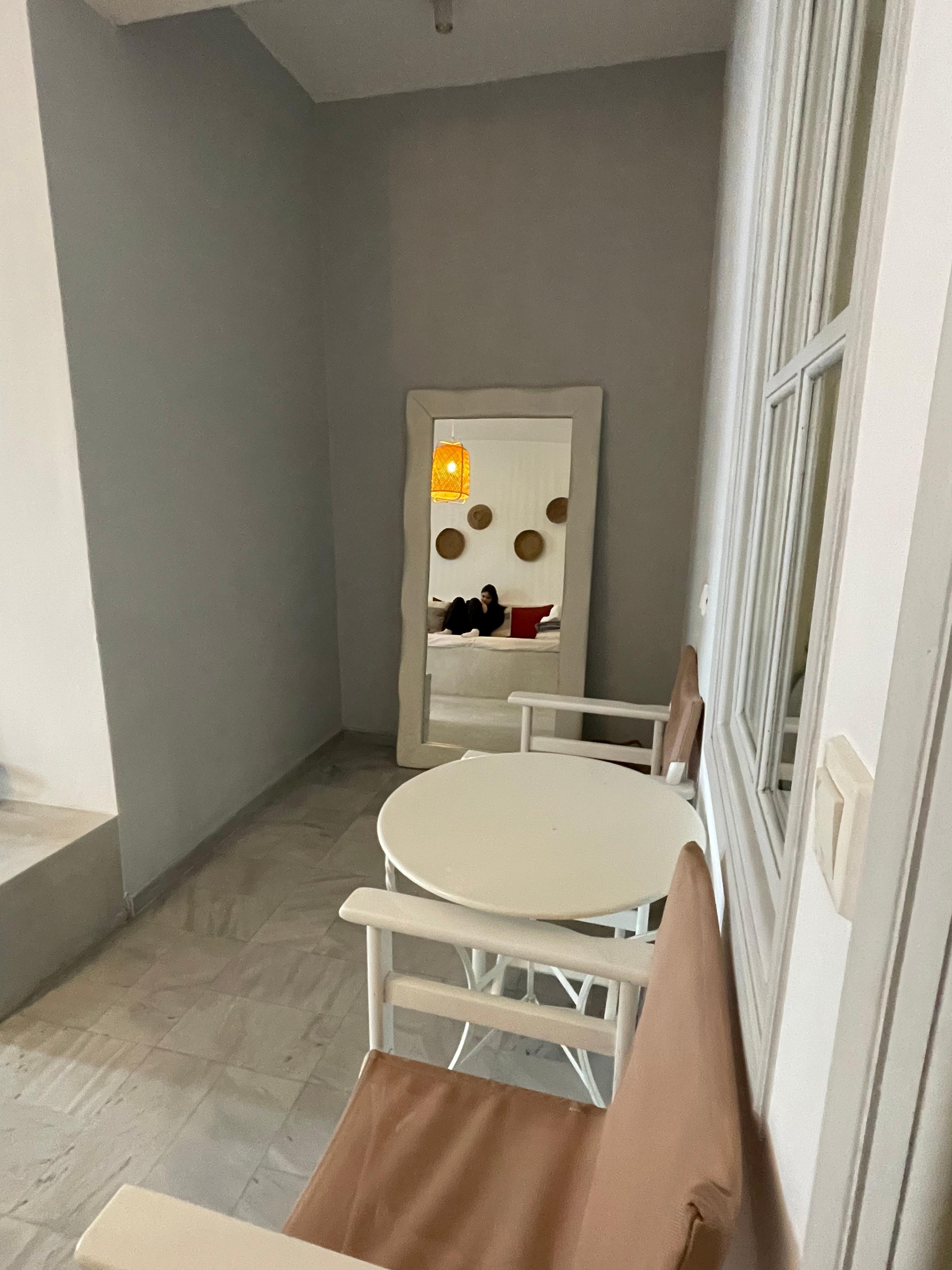 View of table and chairs in room