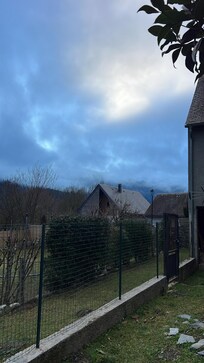 Une belle vue du jardin