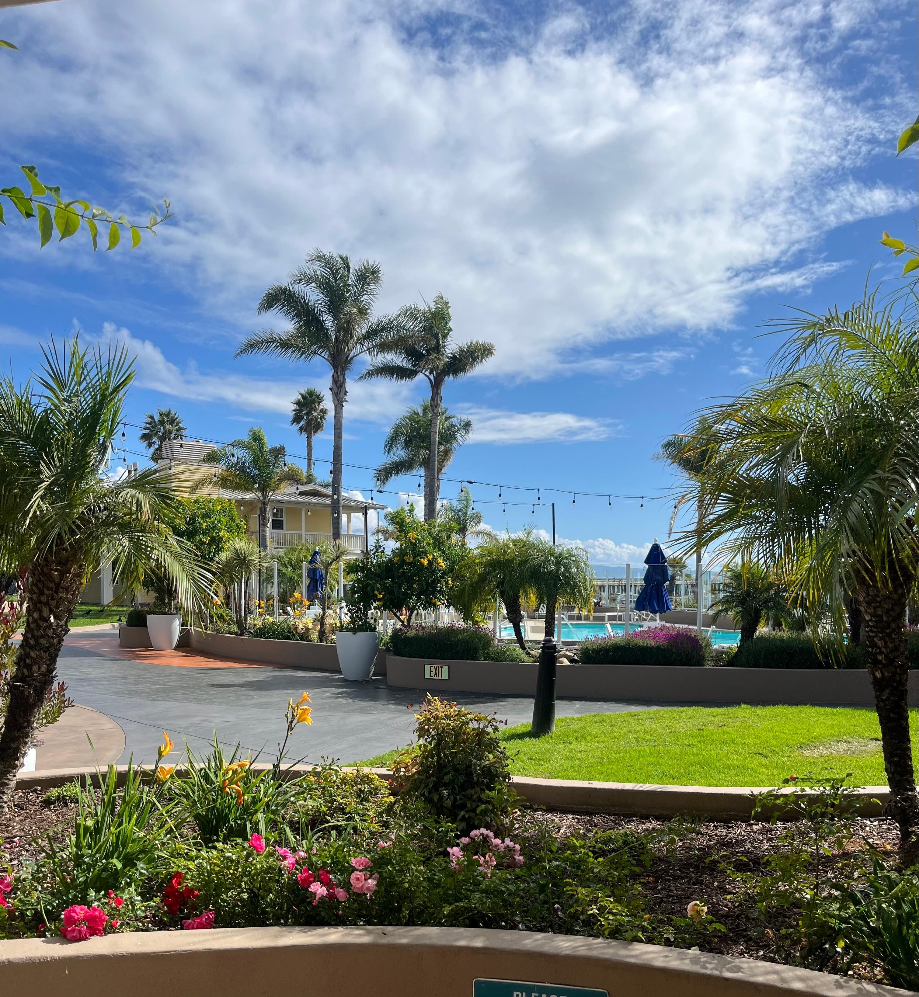 View from our hotel room