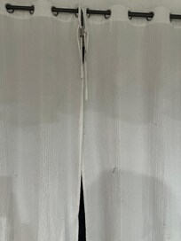 Soiled kitchen blinds