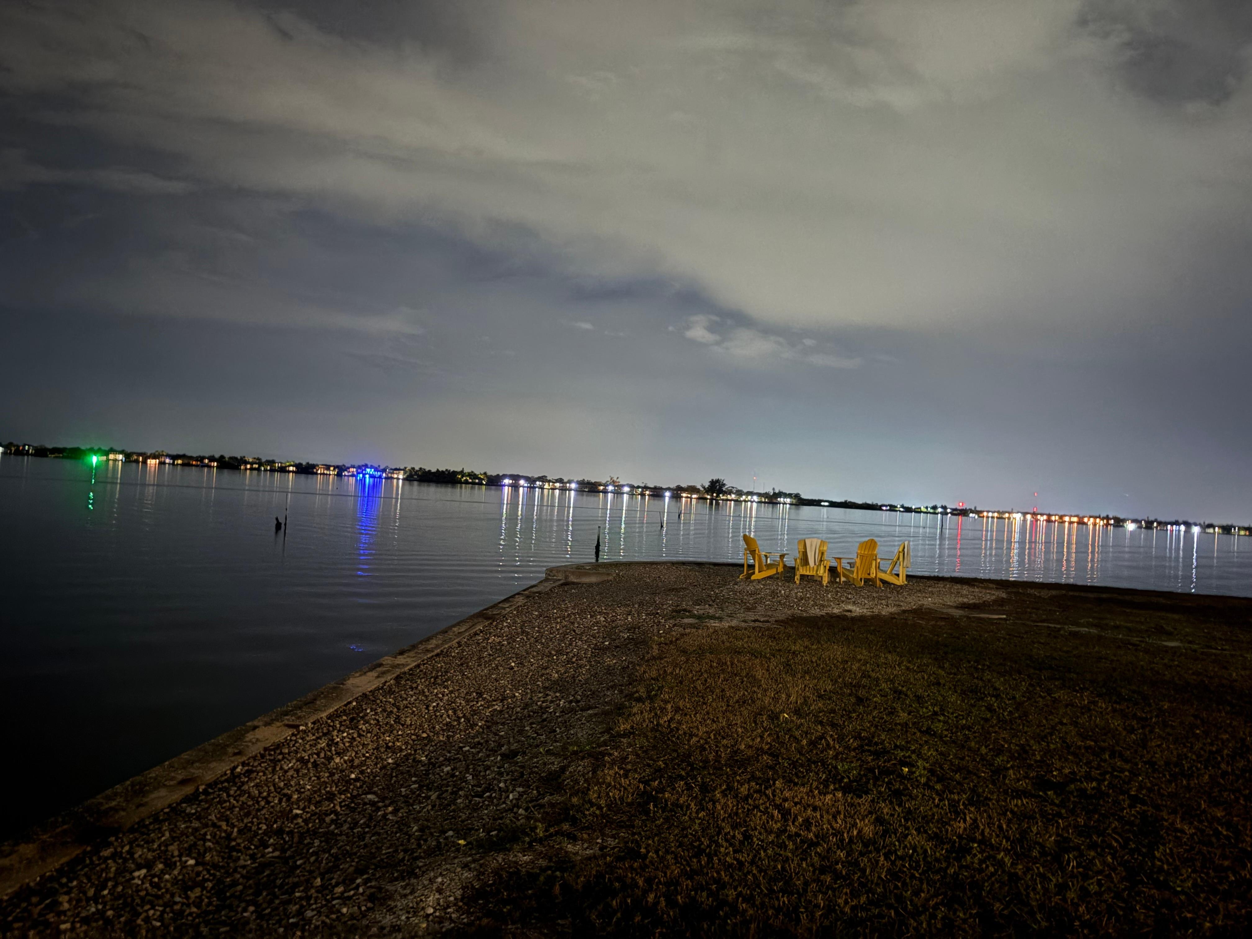 Evening picture out the back.