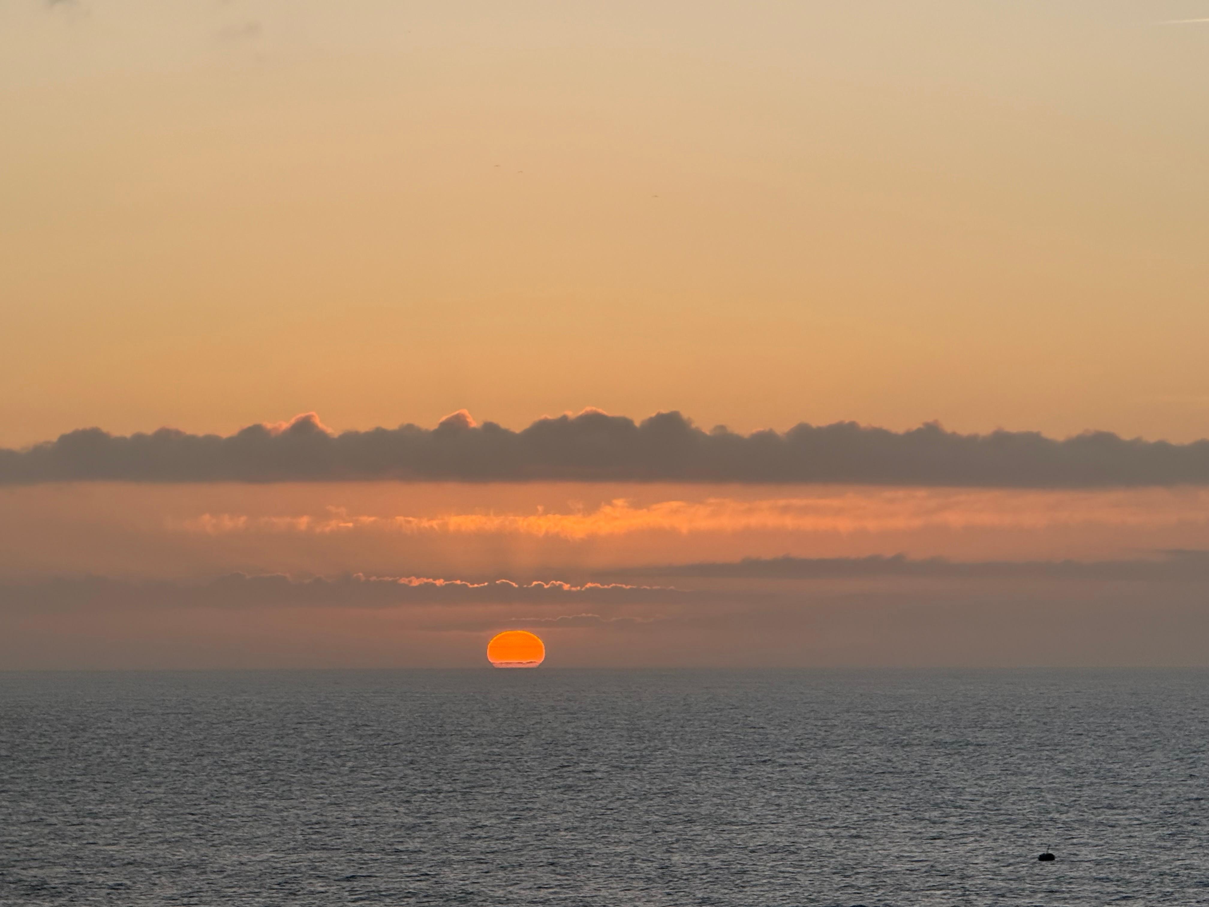 Sunrise from the balcony