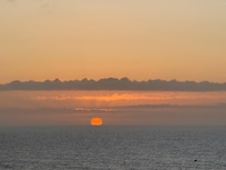 Sunrise from the balcony