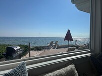 View from kitchen dining nook