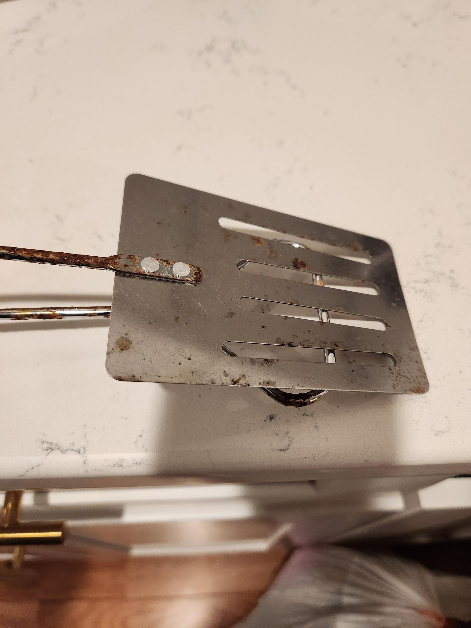 Rusted spatula