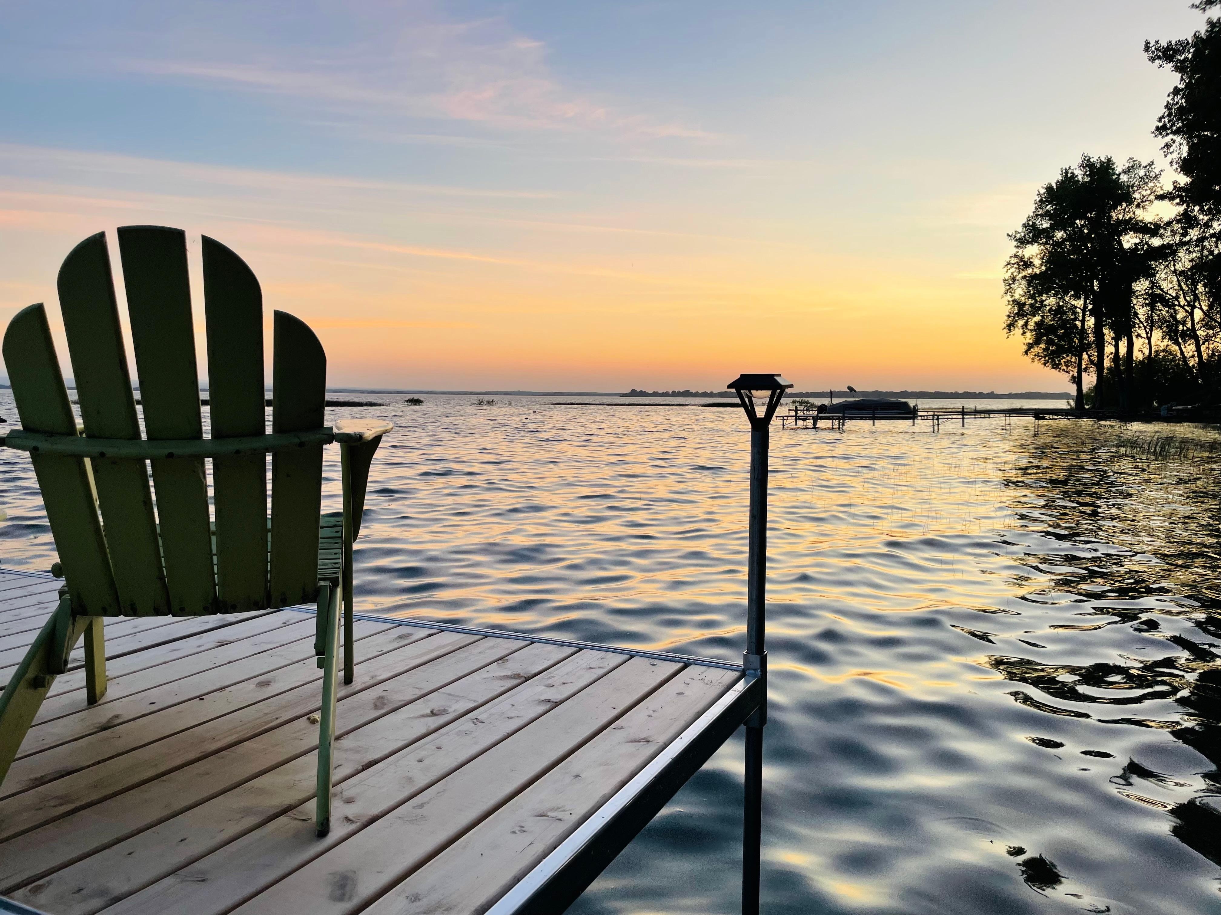 A peaceful sunset. 
