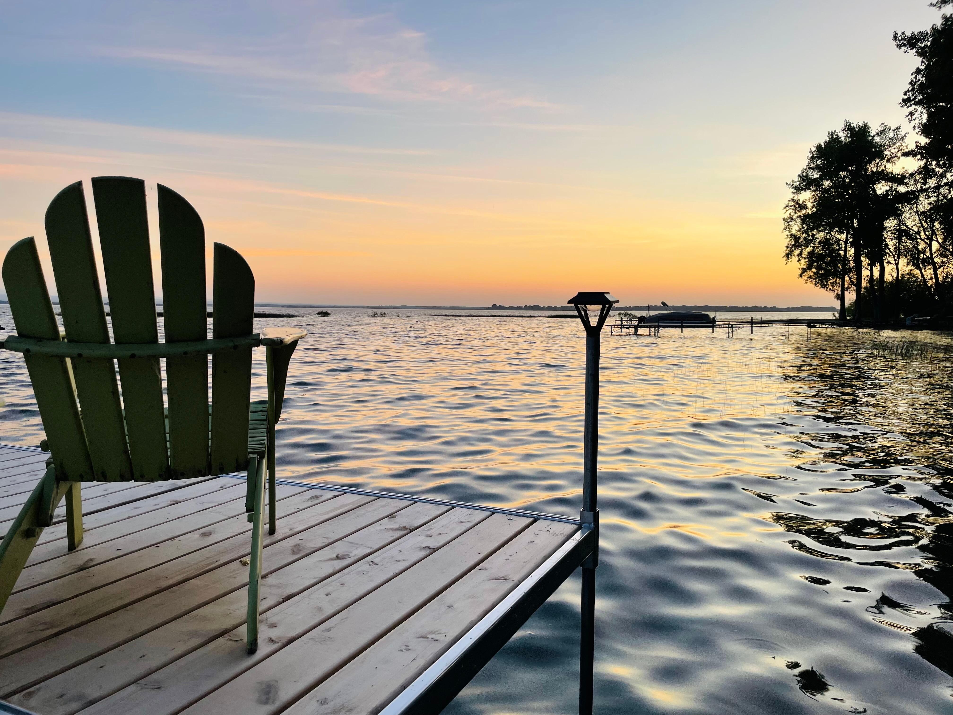 A peaceful sunset. 