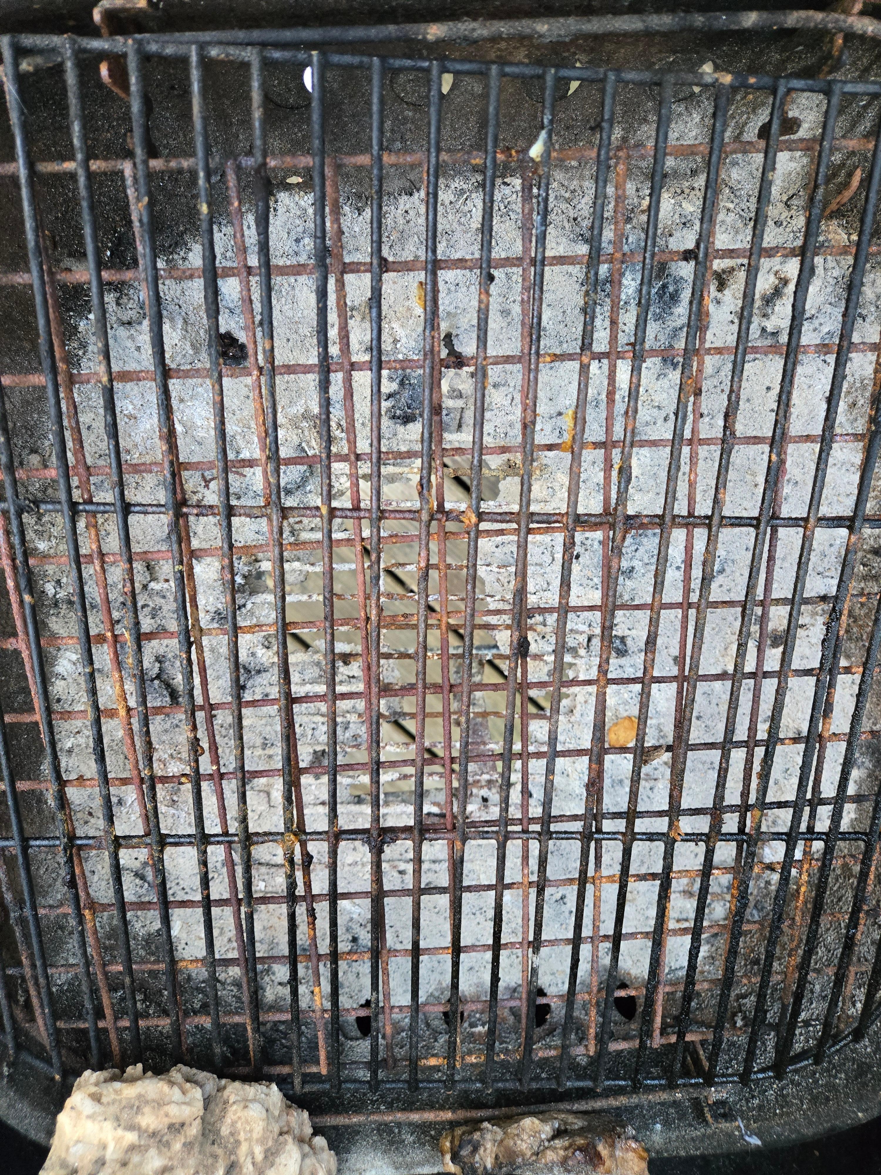 Rusted out grill