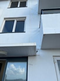 Exterior of building not being maintained due to being demolished soon