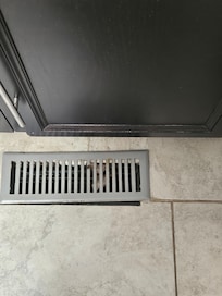 Kitchen floor register