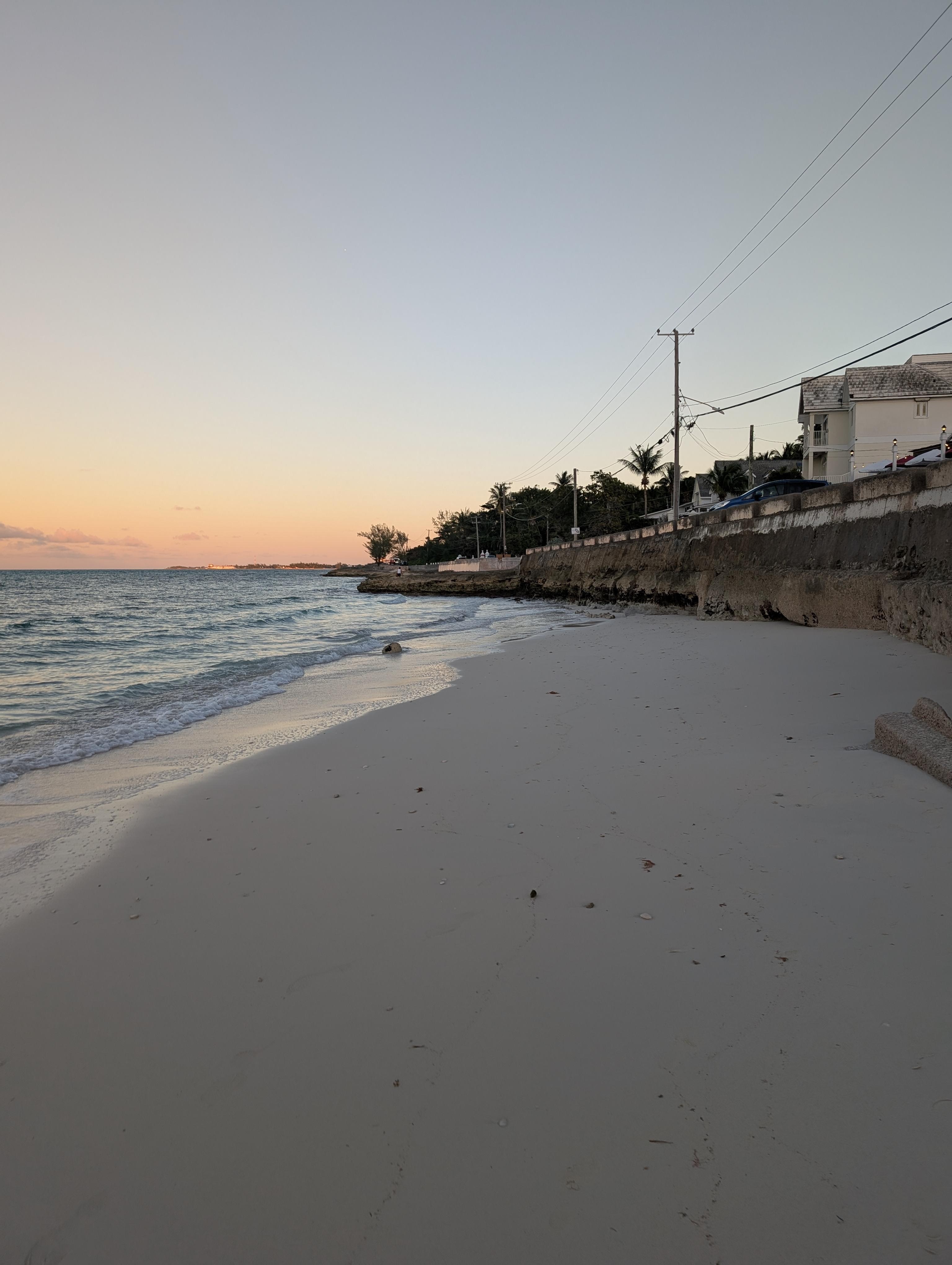 This is the beach area just to the left of the house.  It's smaller but nice and sandy.  The views are beautiful.