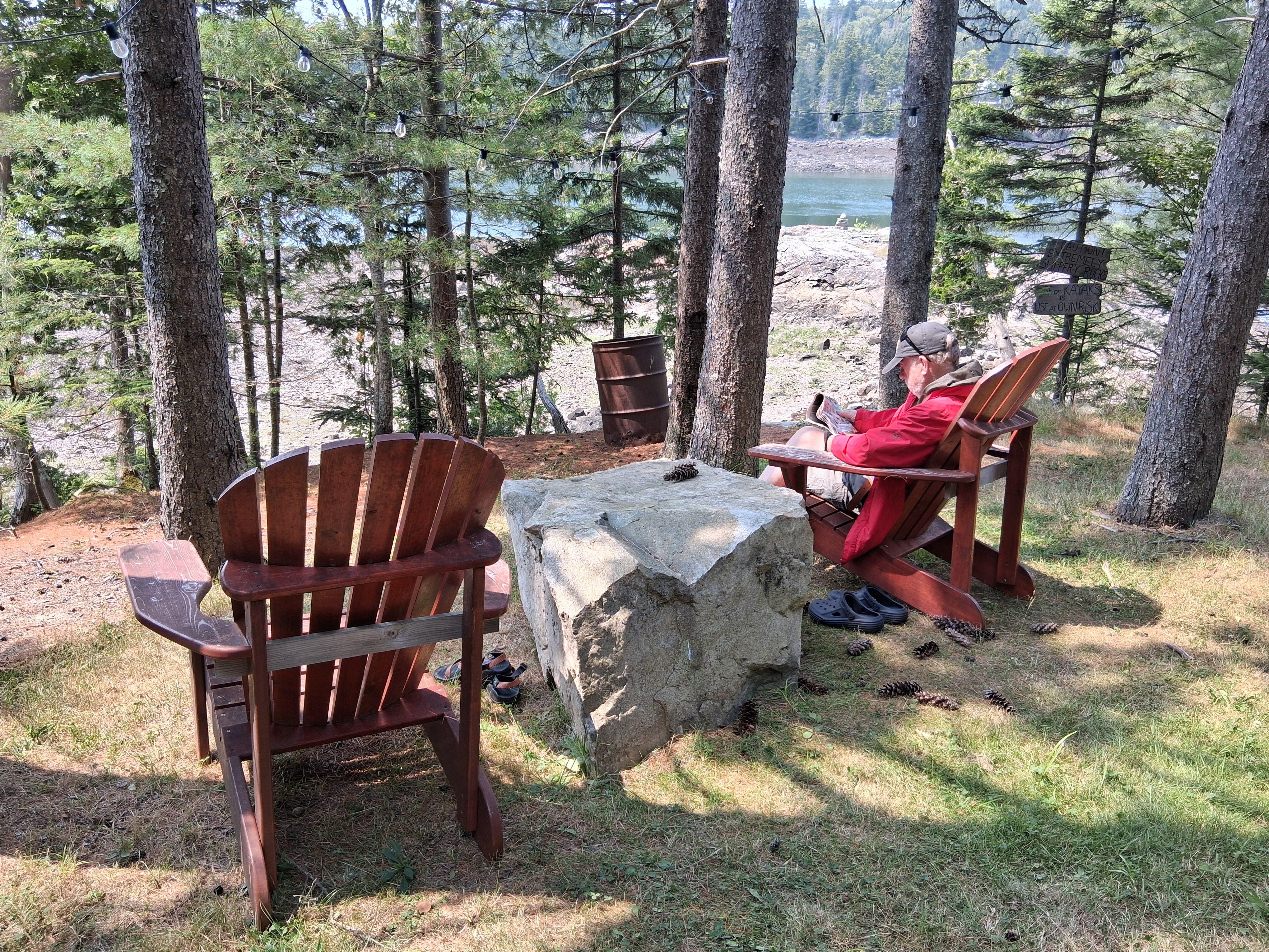 A beautiful private retreat right by the water.