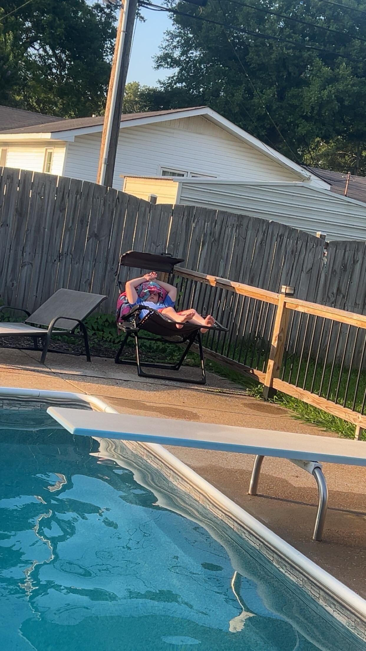 The tanning chairs were awesome