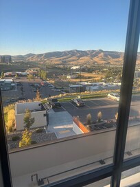 View of Idaho State University from room.
