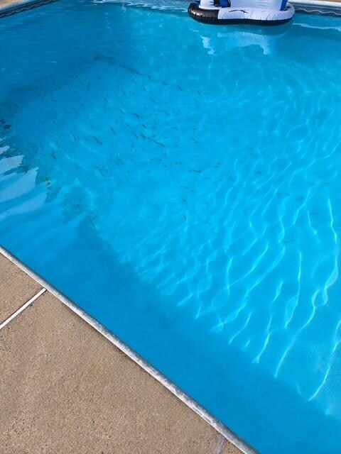 Deeper part of pool never  improved