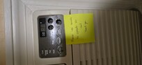 Ac unit was old loud, and apparently damaged which they handled by sticking a post it note to the unit.