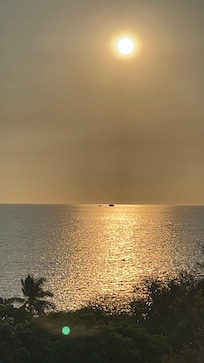 Final sunset from the balcony. Sad to leave.