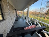 Take some time to do some front porch sitting- it’s so peaceful!