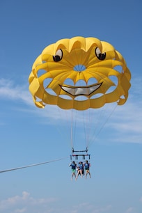 We went parasailing!