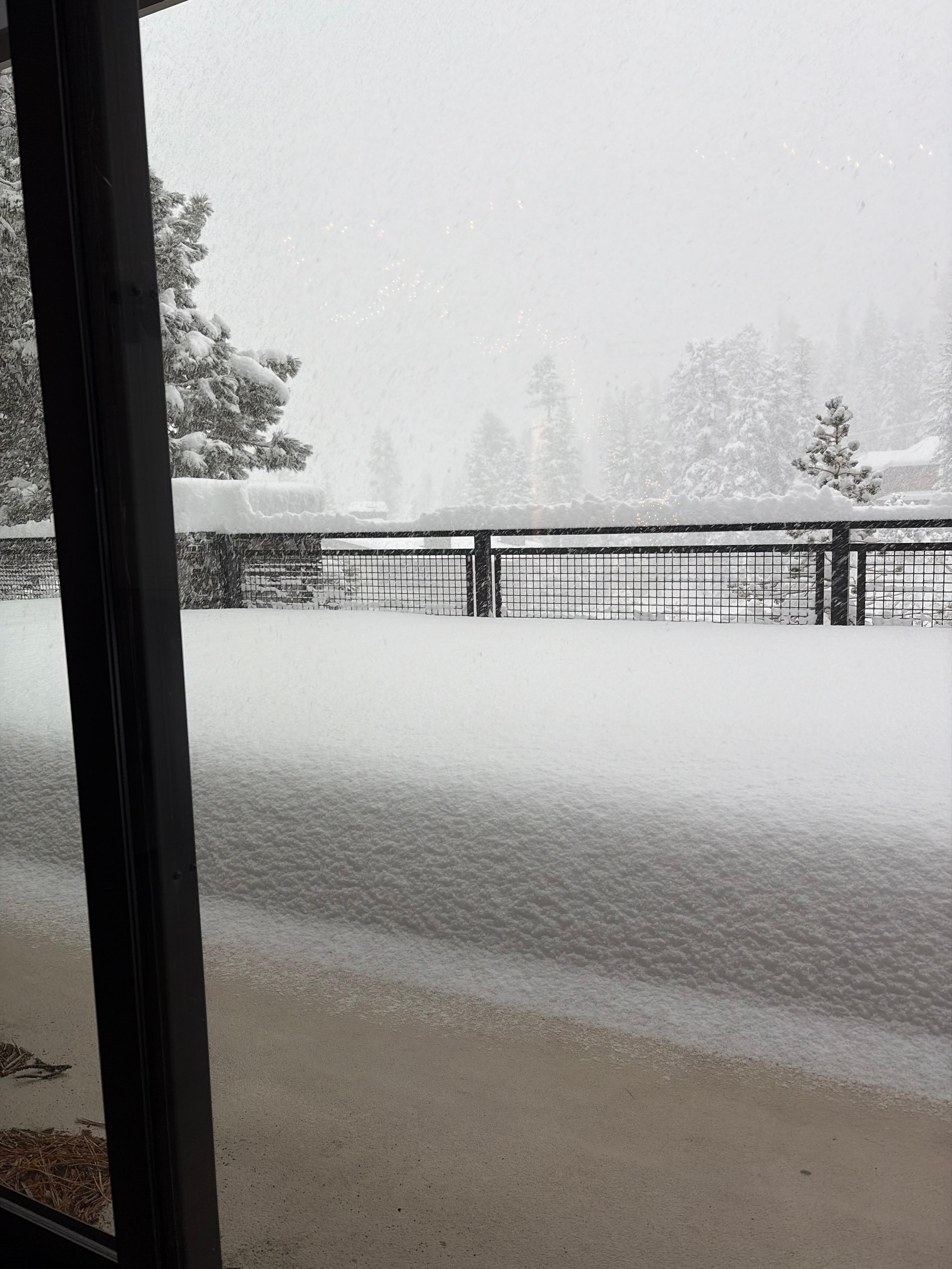 Same window - during the storm!