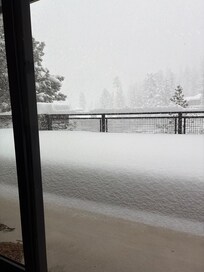 Same window - during the storm!