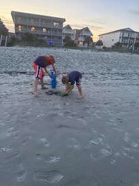 Grandsons loved the beach.