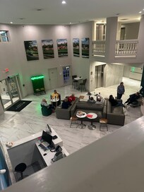 The lobby from upstairs