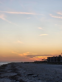 Sunset on the beach