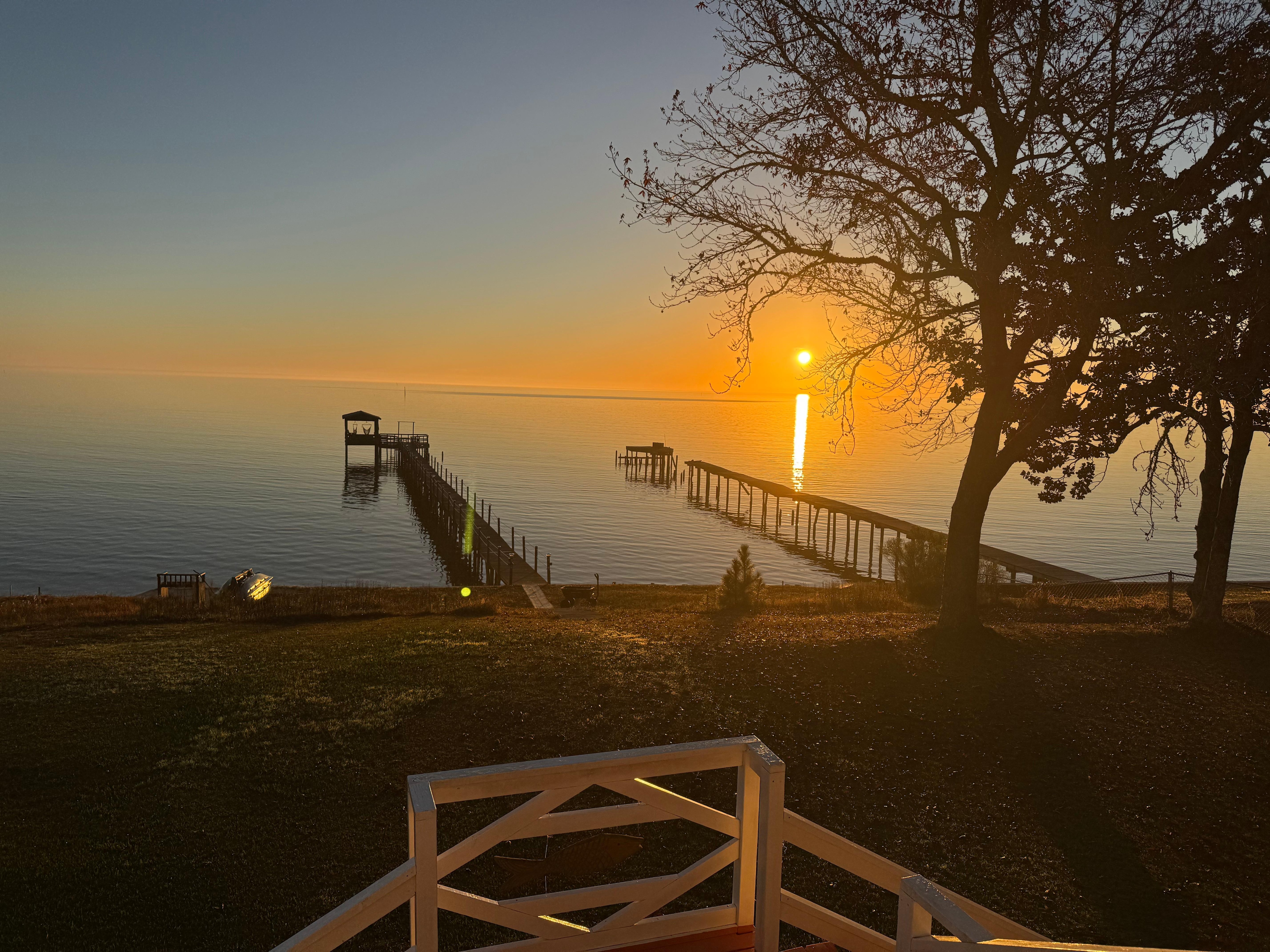 The stunning sunrise! 