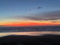 Sunset from the deck of Nye Beacon.