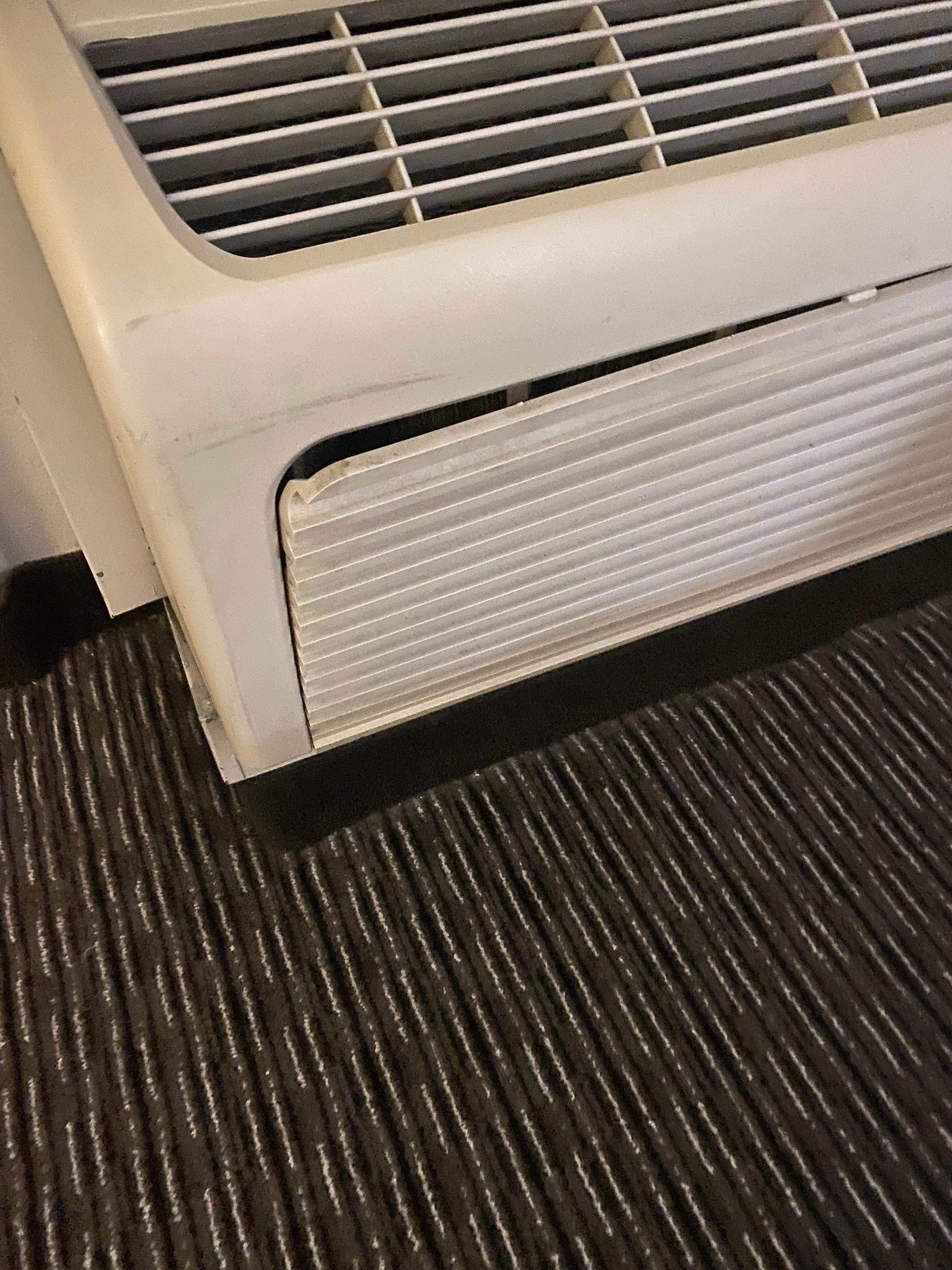 Wall unit worked but was the thermostat on the wall did not