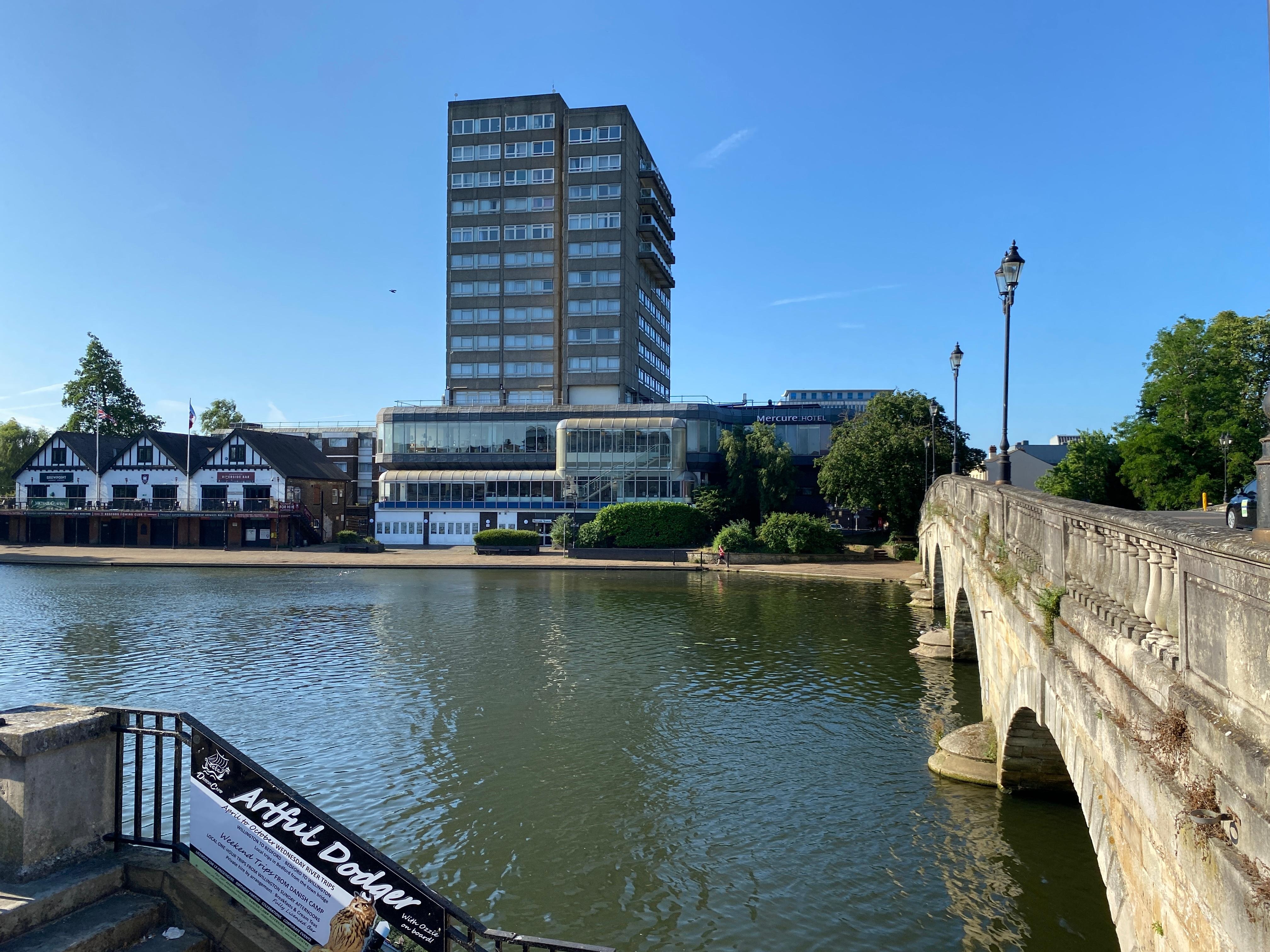 Great location on the embankment