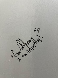 No clue but someone wrote this on the wall