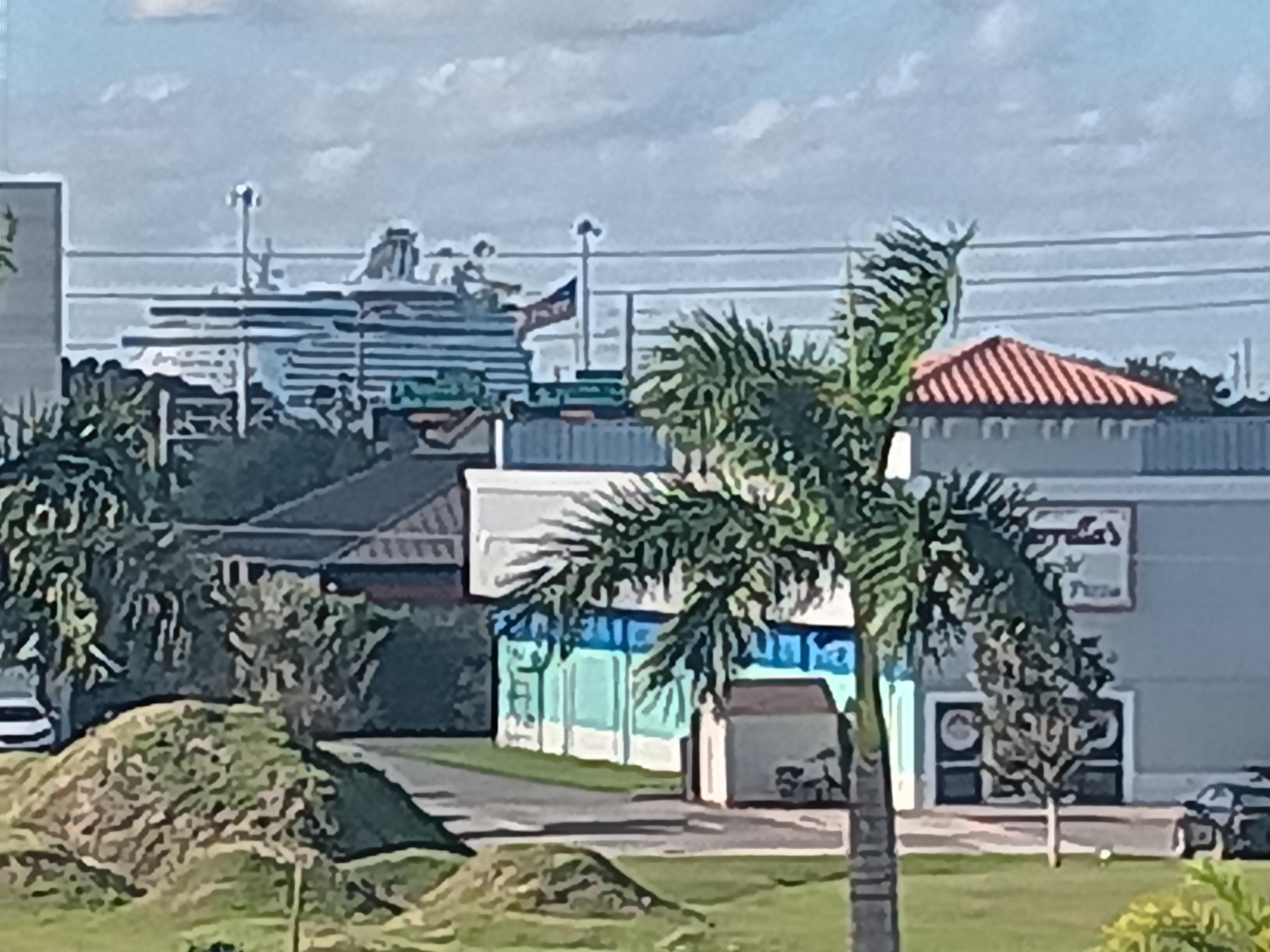 The view from the room.