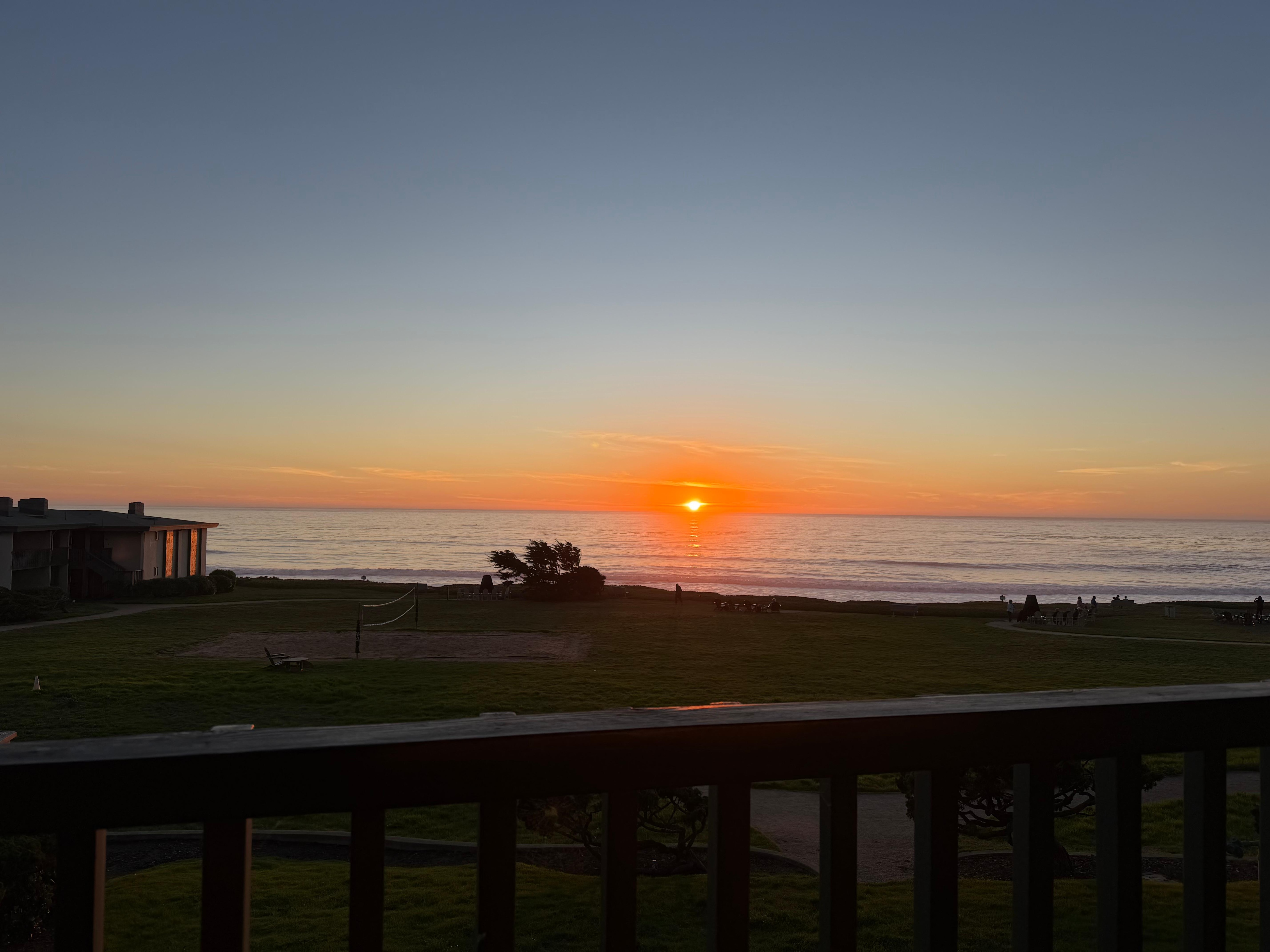 Sunset from our balcony 
