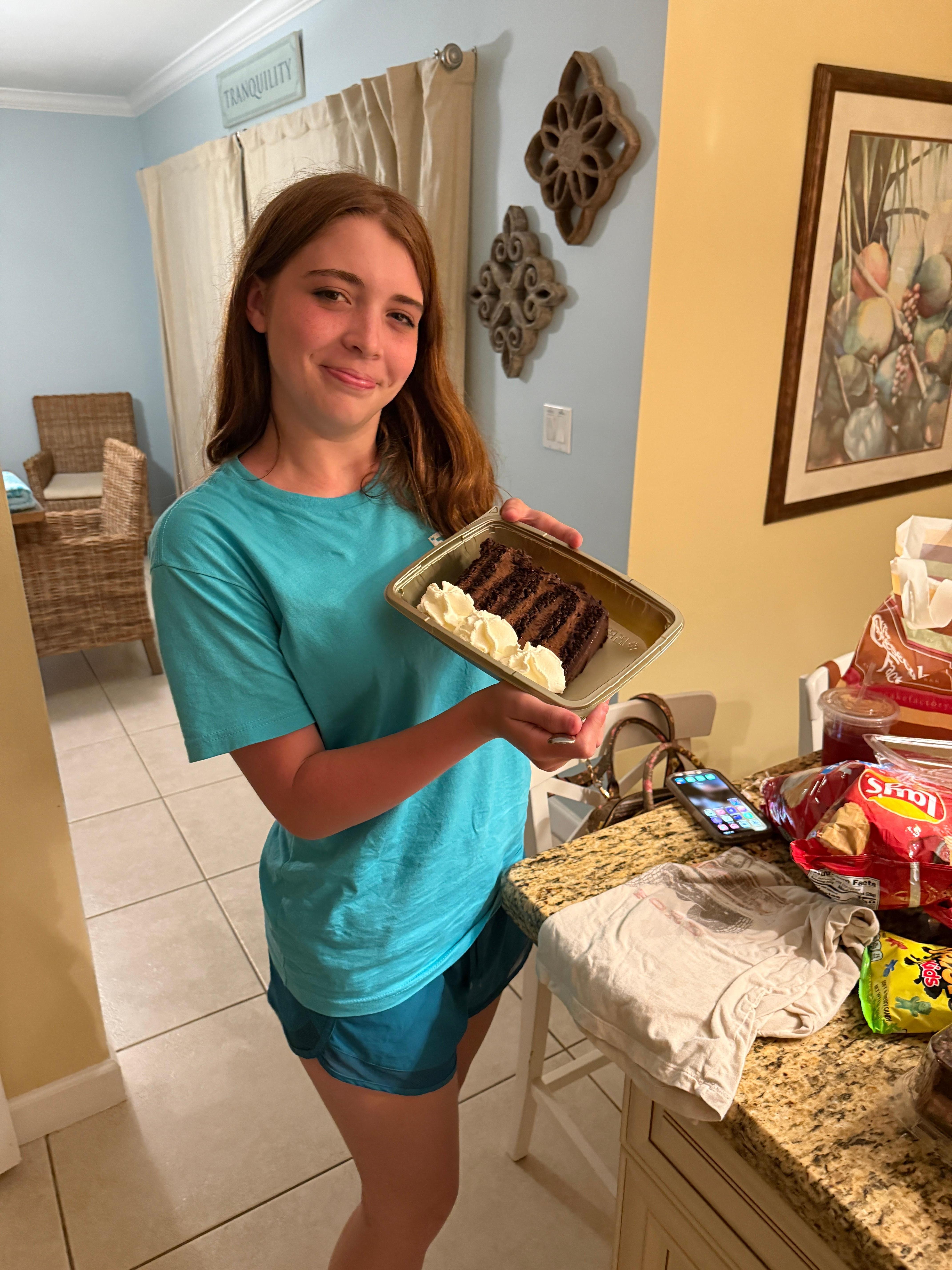 Brought back some Cheesecake from the Cheesecake Factory