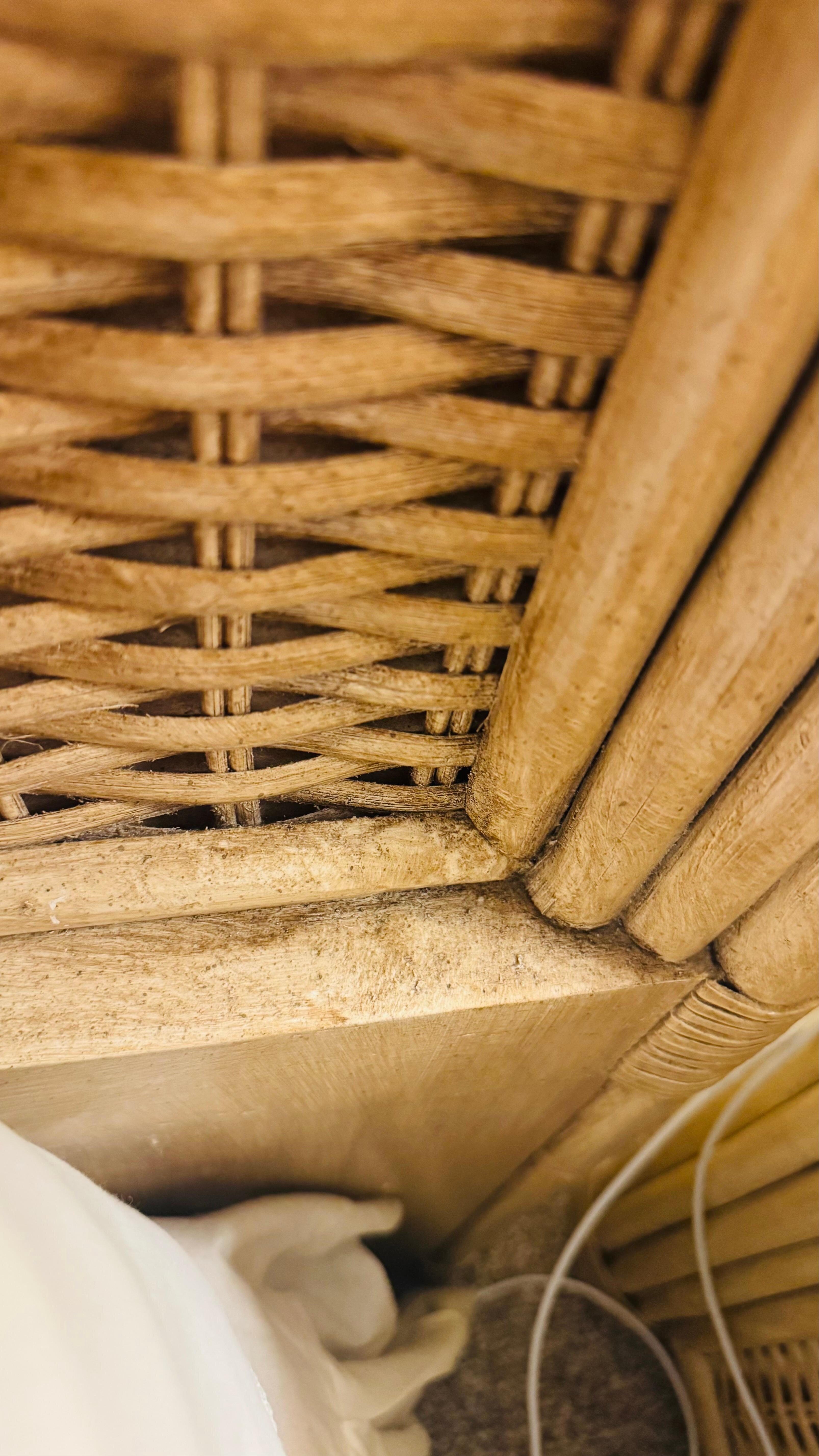 dirt and dust on the king headboard