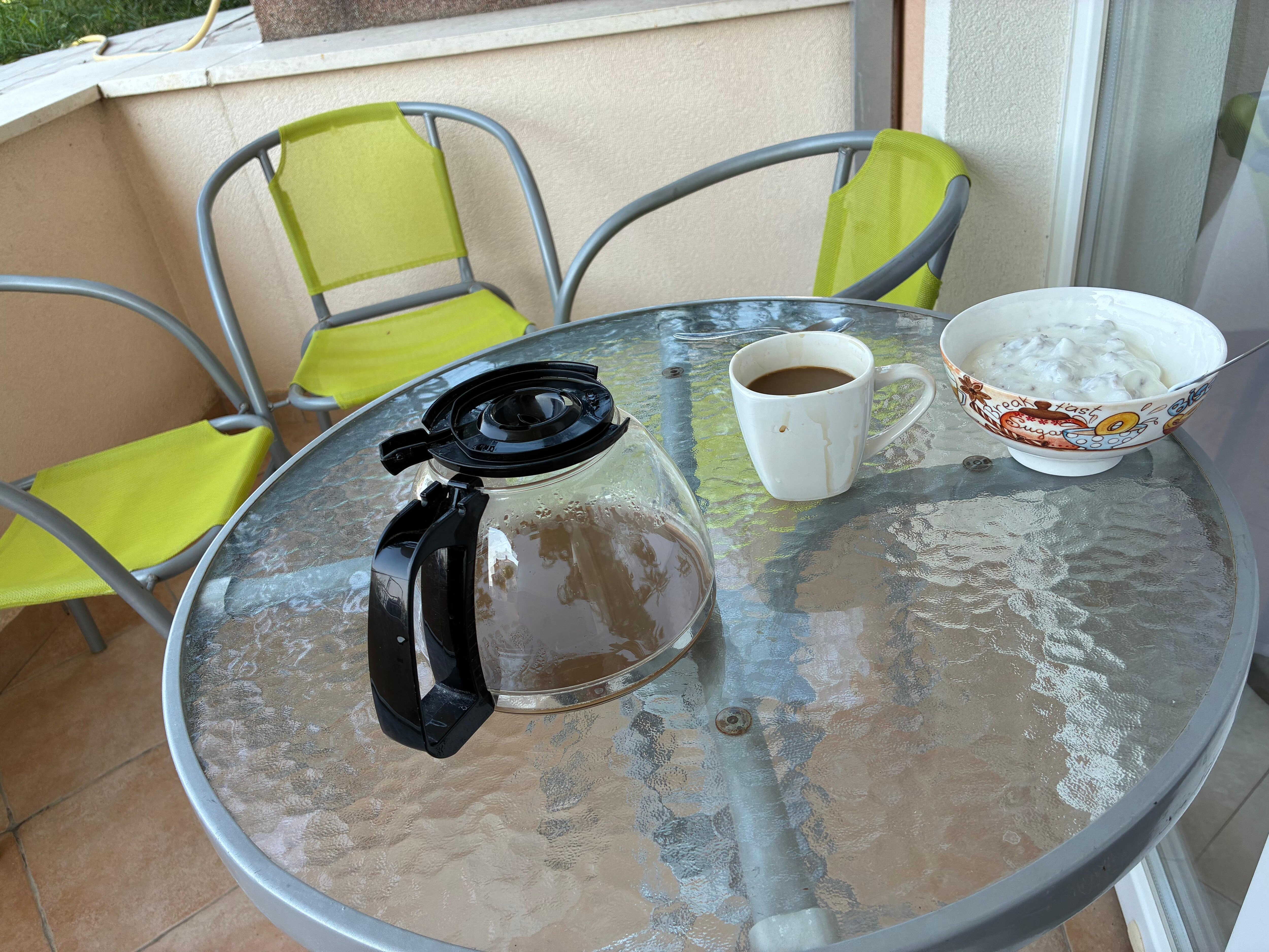 Terrasje voor kamer (studio)