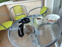 Terrasje voor kamer (studio)