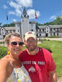 In front of the property