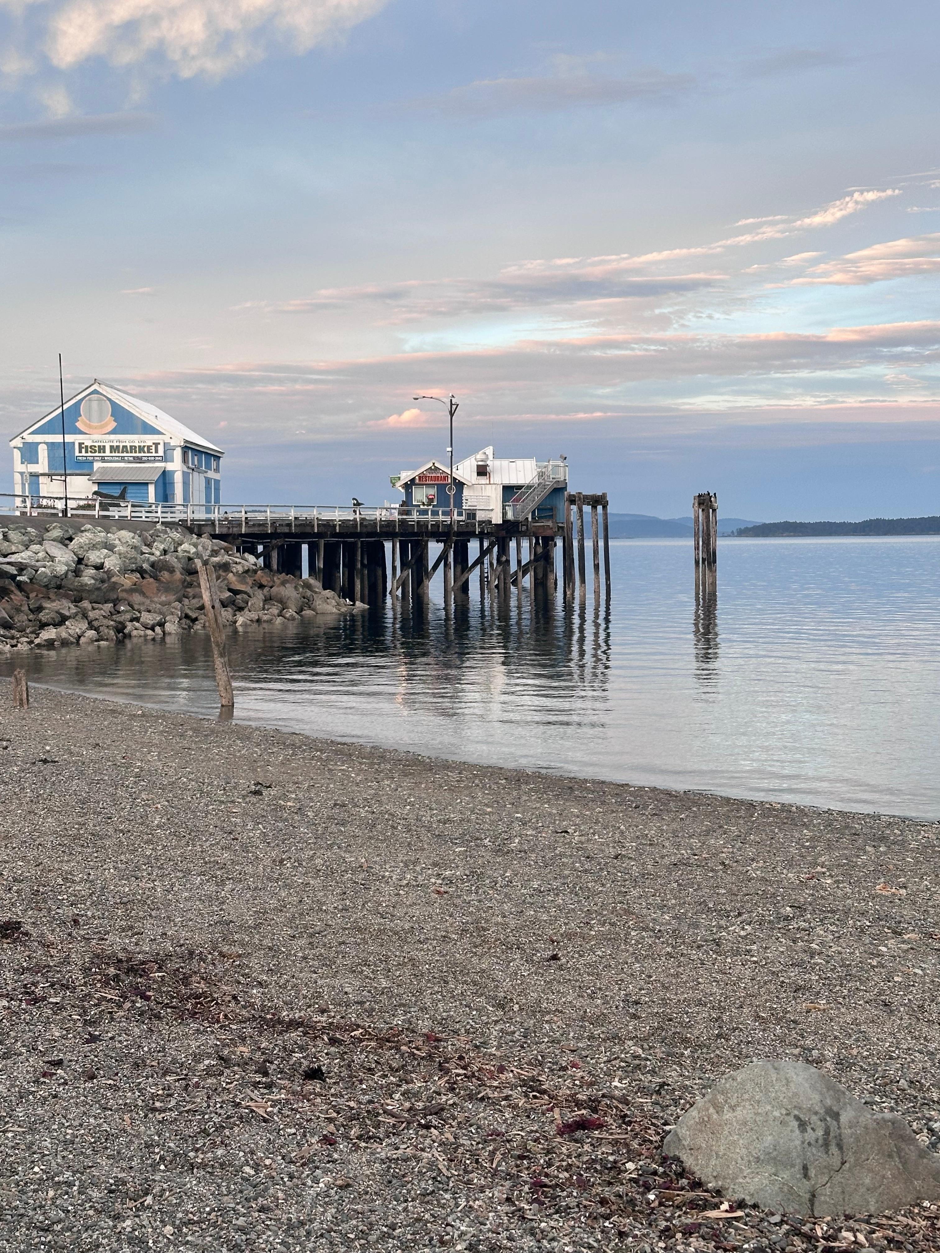 Beach in front of the Inn where you can collect sea glass 